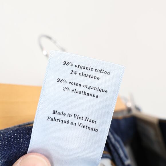 NWT Everlane The Original Cheeky Jean High Rise Vintage Dark Blue Size 30 Short - Picture 10 of 11